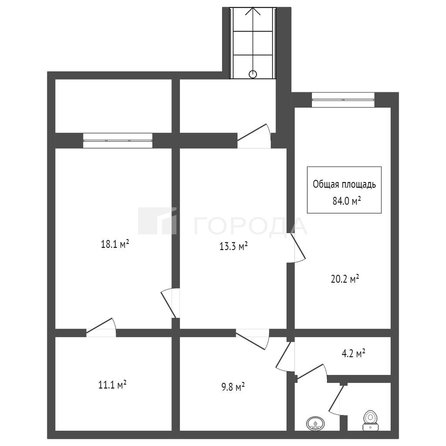 
  Продается универсальное помещение 84 м². Фото 16.