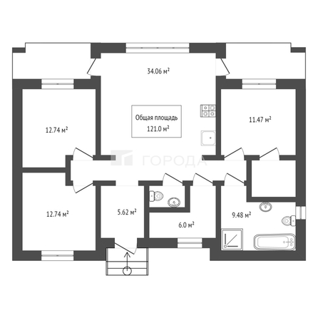 
  Продается дом 121 м². Фото 34.