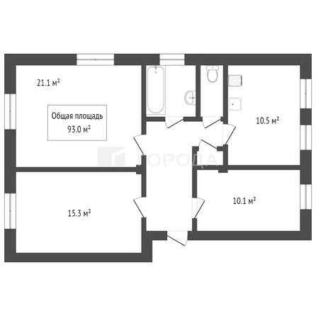 
  Продается 3-комн. квартира 79 м². Фото 14.