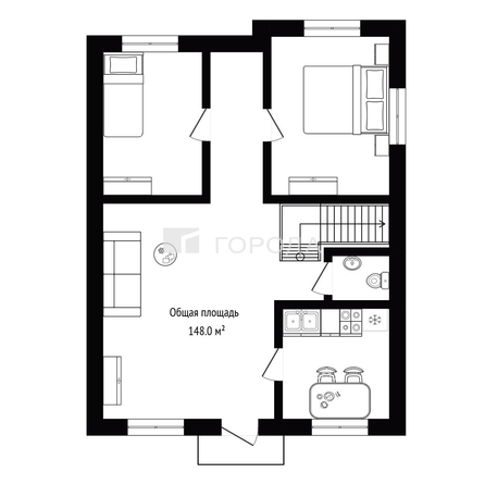 
  Продается коттедж 148 м². Фото 51.