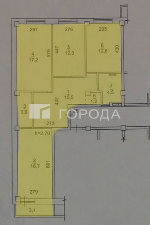 
  Продается 3-комн. квартира 83.9 м². Фото 14.