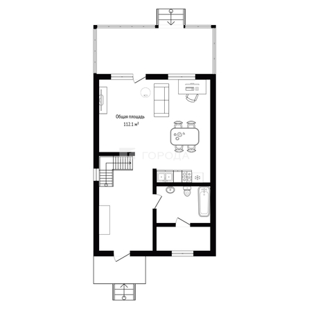
  Продается дом 112.1 м². Фото 25.