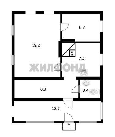 
  Продается дом 60.3 м². Фото 13.