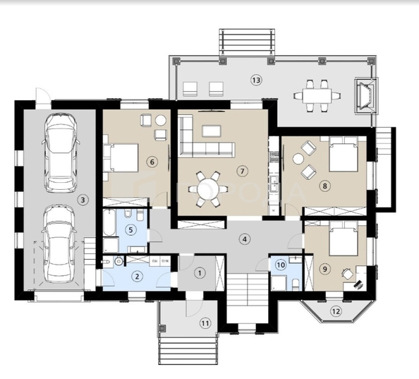 
  Продается дом 268.97 м², в КП Salair Park. Фото 13.