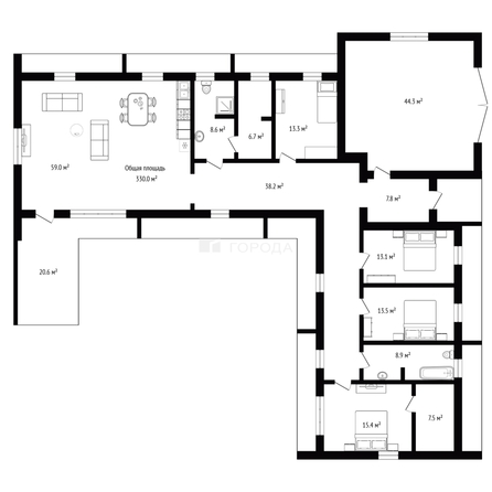 
  Продается дом 330 м². Фото 4.