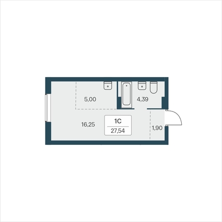 
  Продается студия 27.54 м², в ЖК Расцветай на Зорге, дом 4. Фото 6.