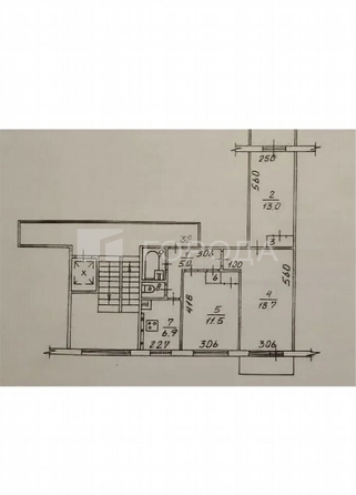 
  Продается 3-комн. квартира 60.1 м². Фото 18.