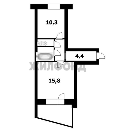 
  Продается 1-комн. квартира 37.7 м². Фото 15.