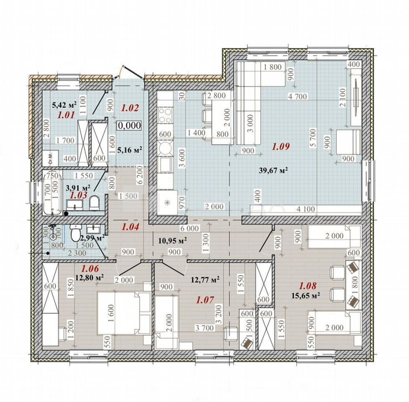 
  Продается дом 106 м². Фото 12.