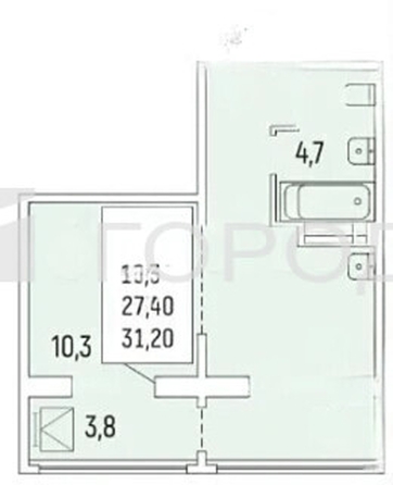 
  Продается 1-комн. квартира 31.4 м², в ЖК Акация на красногорской. Фото 19.