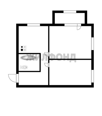 
  Продается 2-комн. квартира 45 м². Фото 18.