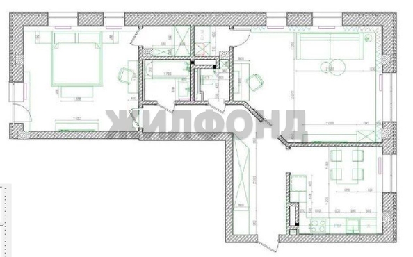 
  Продается 2-комн. квартира 70.1 м², в ЖК На Тульской, 1 этап. Фото 20.