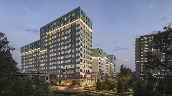 
  Продается 1-комн. квартира 37.7 м², в  Природные кварталы Сибирия. Фото 1.