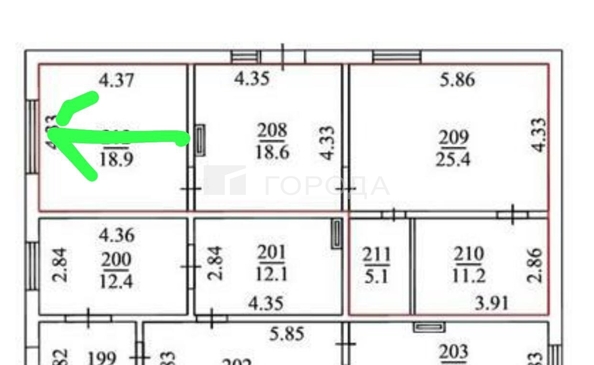 
  Продается универсальное помещение 79.2 м². Фото 9.