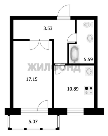 
  Продается 1-комн. квартира 43 м². Фото 8.