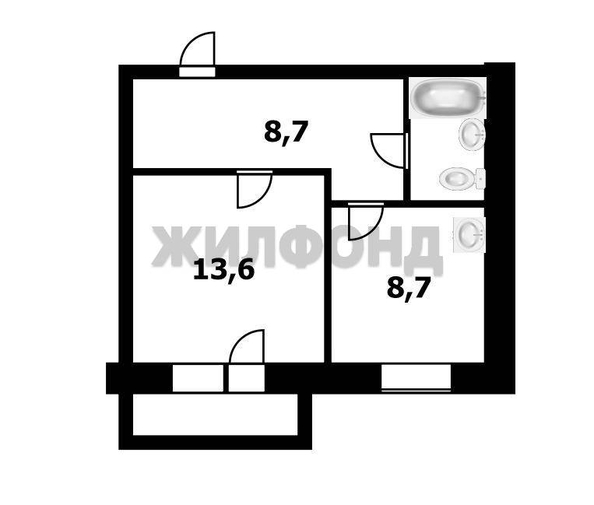 
  Продается 1-комн. квартира 34.5 м². Фото 17.