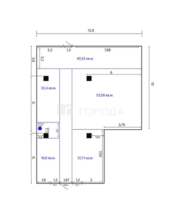 
  Сдается универсальное помещение 78.8 м². Фото 8.