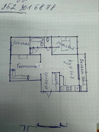 
  Продается 3-комн. квартира 74 м². Фото 36.