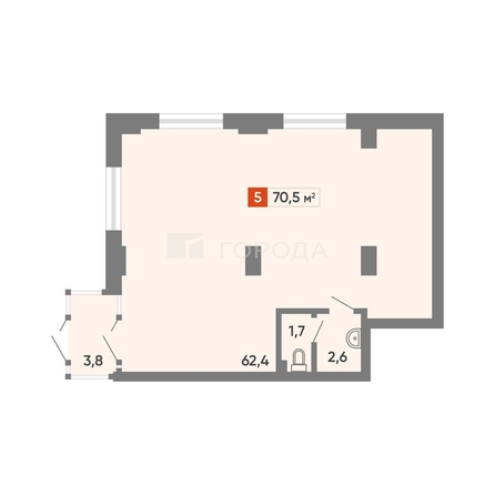 
  Продается универсальное помещение 70.5 м². Фото 12.