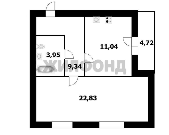 
  Продается 1-комн. квартира 47.3 м², в ЖК Сакура парк, дом 1. Фото 30.