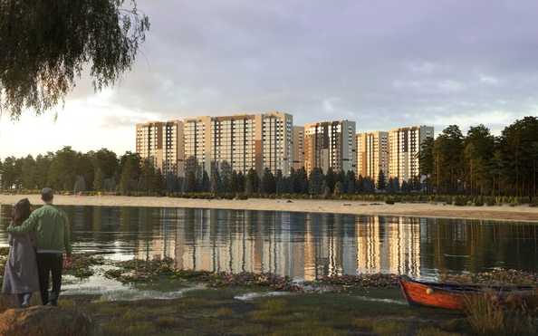 
  Продается офис 76.2 м², в ЖК Квартал Сосновый бор, дом 1. Фото 2.