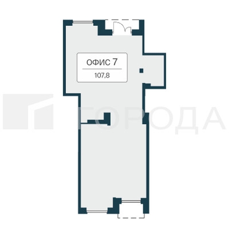 
  Продается офис 107.8 м², в ЖК Расцветай на Красном, дом 9. Фото 3.