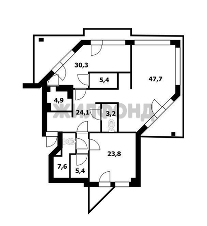 
  Продается 3-комн. квартира 154.8 м². Фото 53.