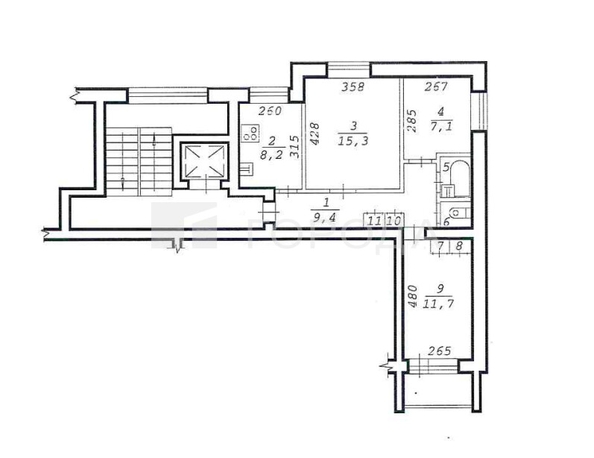 
  Продается 3-комн. квартира 58.1 м². Фото 14.