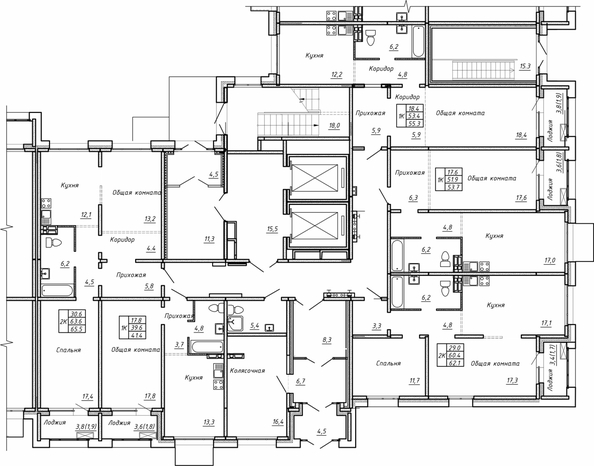 
  Продается 1-комн. квартира 55.3 м², в ЖК Гренландия, Лес дом №5. Фото 1.