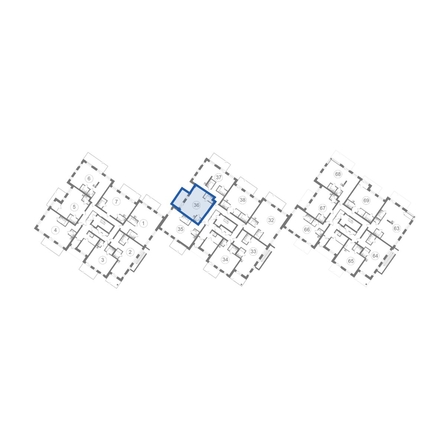 
  Продается 2-комн. квартира 74.34 м², в ЖК Спектр, дом 10. Фото 3.