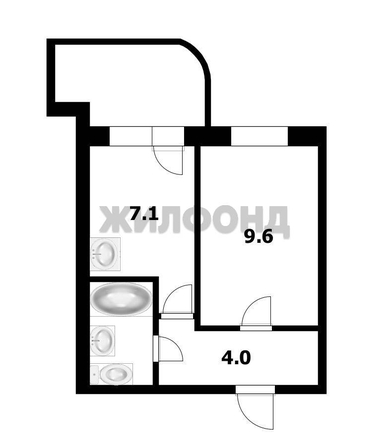 
  Продается 1-комн. квартира 23.5 м². Фото 19.