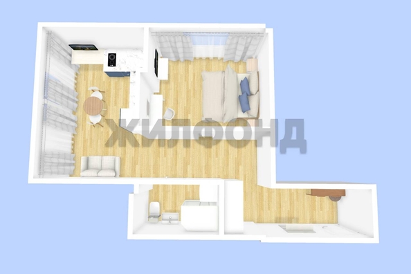 
  Продается 1-комн. квартира 42.4 м². Фото 1.