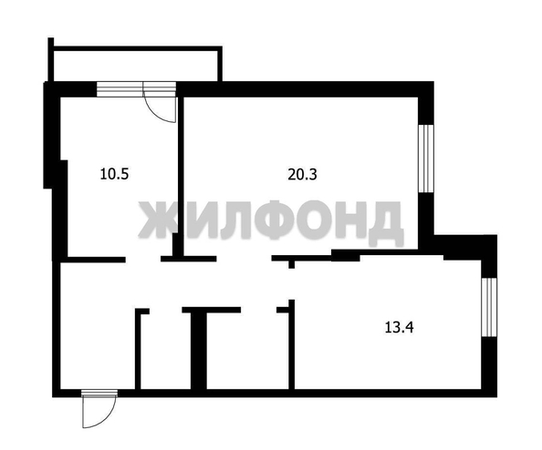 
  Продается 2-комн. квартира 58.7 м². Фото 19.