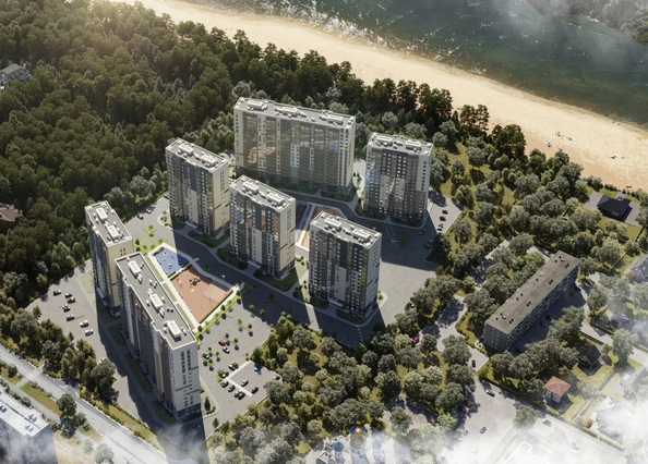 
  Продается студия 33.7 м², в ЖК Квартал Сосновый бор, дом 1. Фото 3.