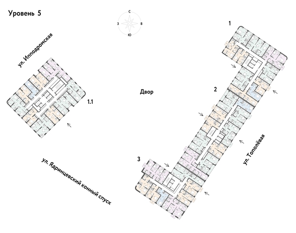 
  Продается 1-комн. квартира 41.15 м², в ЖК Страна.Тополевая, к 2. Фото 3.