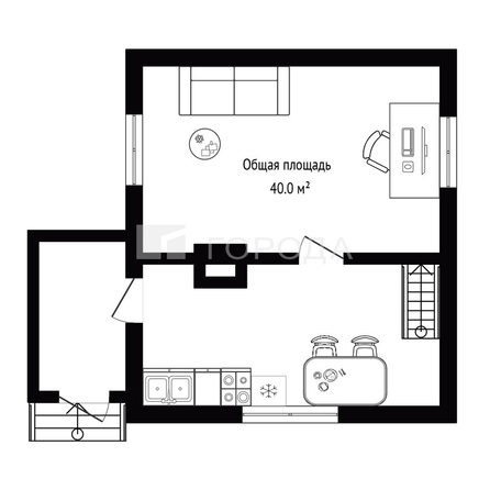 
  Продается дача 40 м². Фото 33.