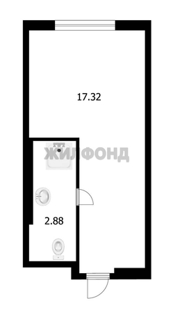 
  Продается апартамент 17.2 м², в АК Место. Фото 9.