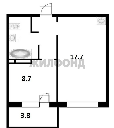 
  Продается 1-комн. квартира 34.9 м², в ЖК Квартет, дом Дуэт. Фото 8.