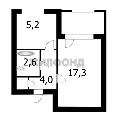 
  Продается 1-комн. квартира 29.8 м². Фото 2.
