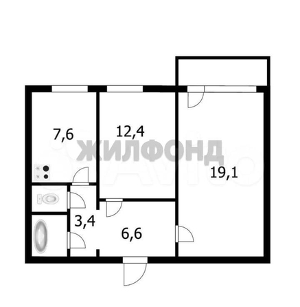 
  Продается 2-комн. квартира 53.9 м². Фото 27.