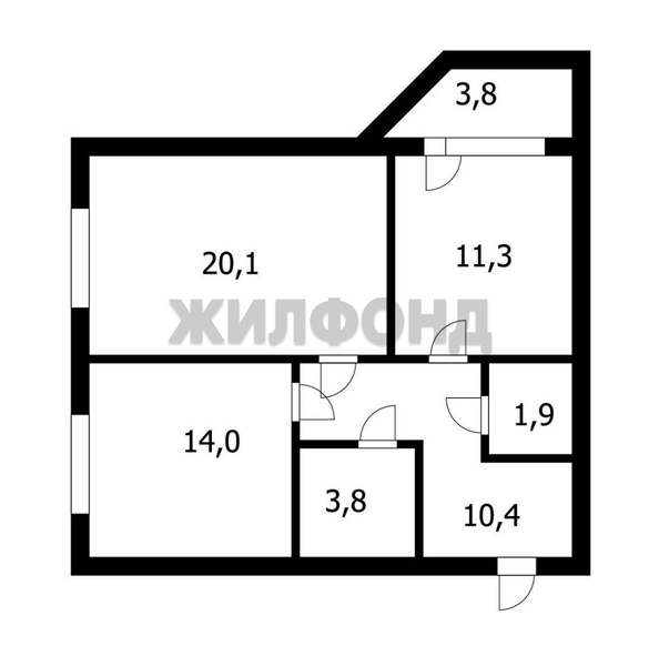 
  Продается 2-комн. квартира 61.5 м². Фото 14.