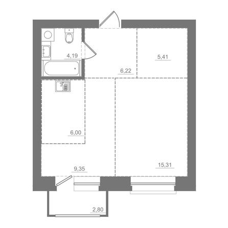 
  Продается студия 49.28 м², в ЖК Спектр, дом 9. Фото 2.