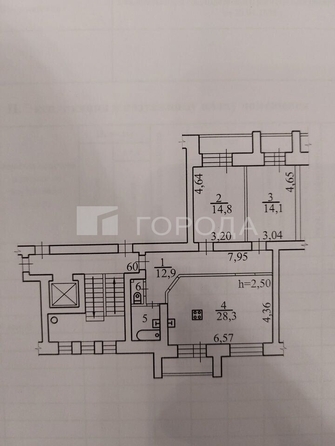 
  Продается 3-комн. квартира 75.5 м². Фото 35.
