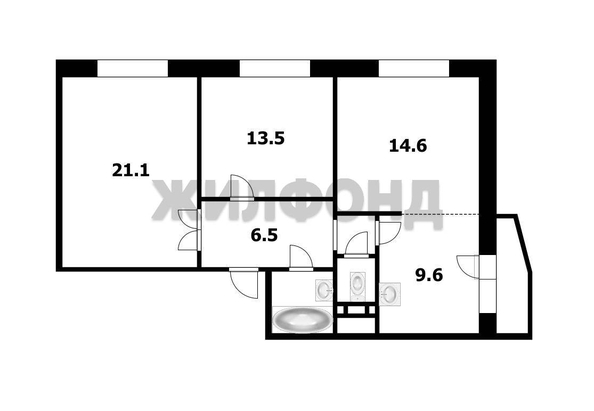 
  Продается 3-комн. квартира 70.9 м². Фото 22.