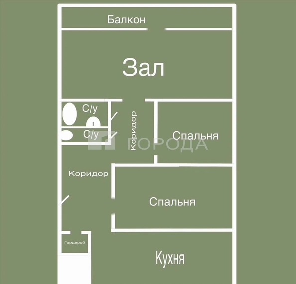
  Продается 3-комн. квартира 73 м². Фото 27.