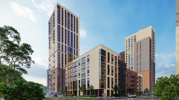 
  Продается 1-комн. квартира 41.4 м², в ЖК Расцветай на Красном, дом 3,4. Фото 2.