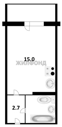 
  Продается студия 20.7 м². Фото 11.