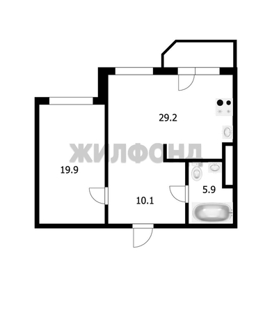 
  Продается 2-комн. квартира 65.1 м². Фото 23.