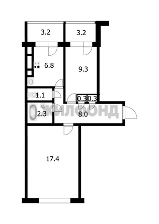 
  Продается 2-комн. квартира 48.7 м². Фото 10.
