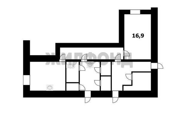 
  Продается комната 16.9 м². Фото 5.